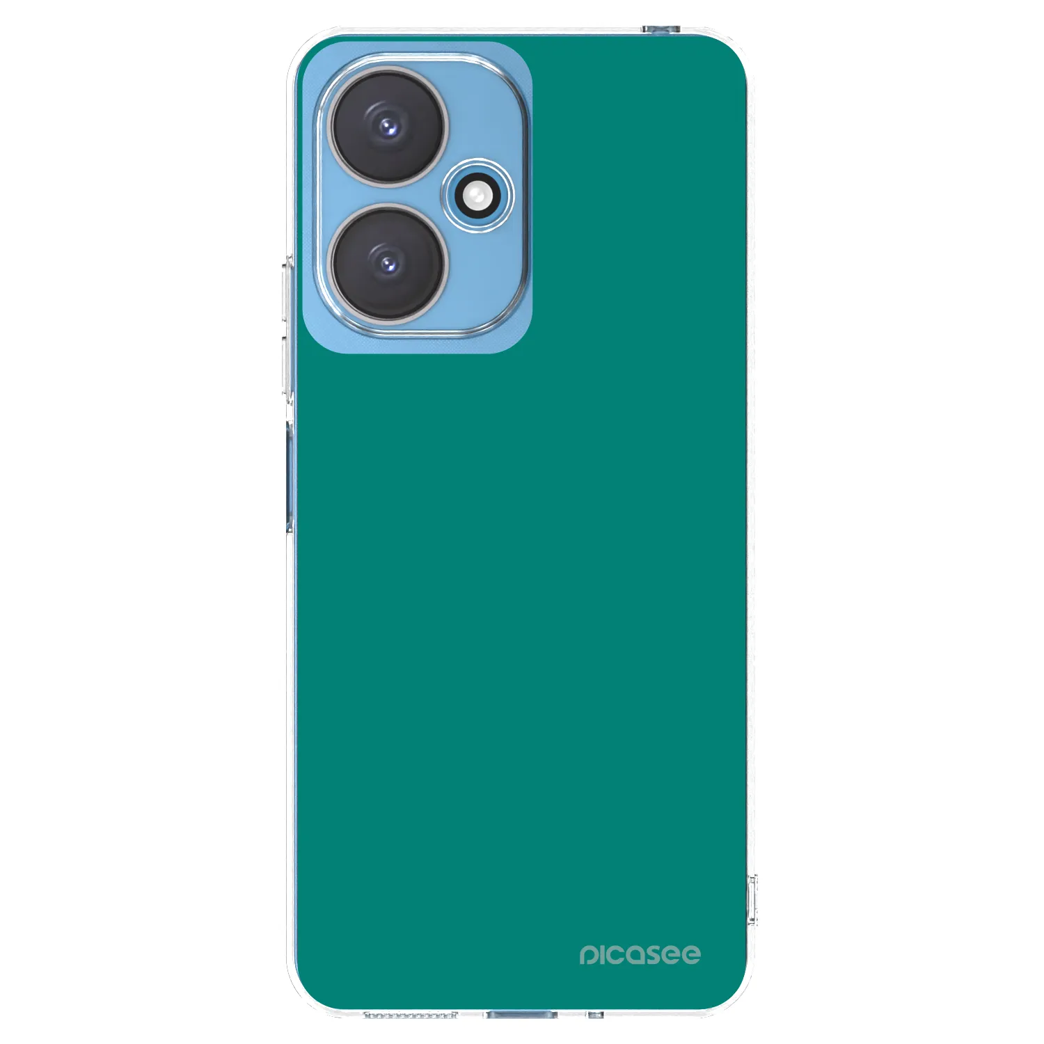 Picasee Xiaomi Redmi 13C 5G Hülle - Transparentes Silikon - Emerald Mist