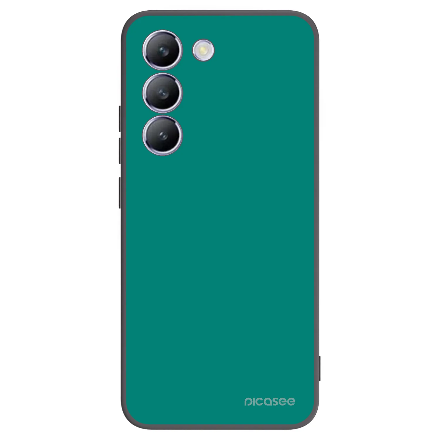 Picasee Vivo V40 SE 5G Hülle - Schwarzes Silikon - Emerald Mist