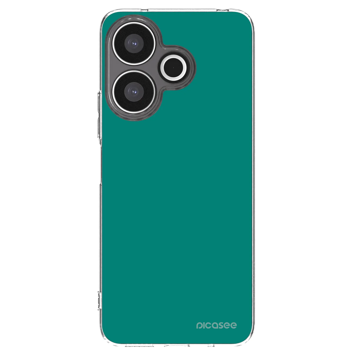 Picasee Xiaomi Redmi 13 4G Hülle - Transparentes Silikon - Emerald Mist