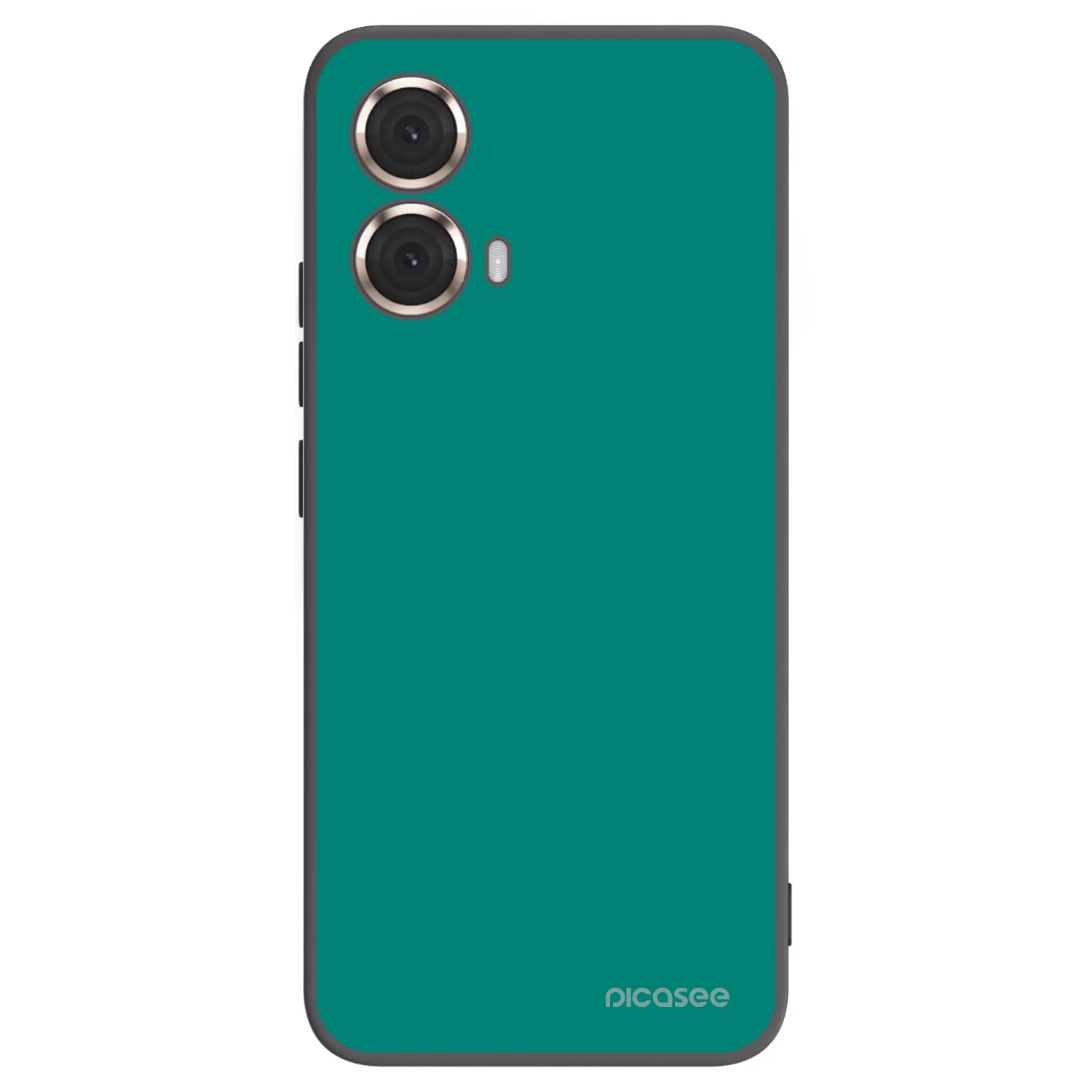 Picasee Motorola Moto G85 Hülle - Schwarzes Silikon - Emerald Mist