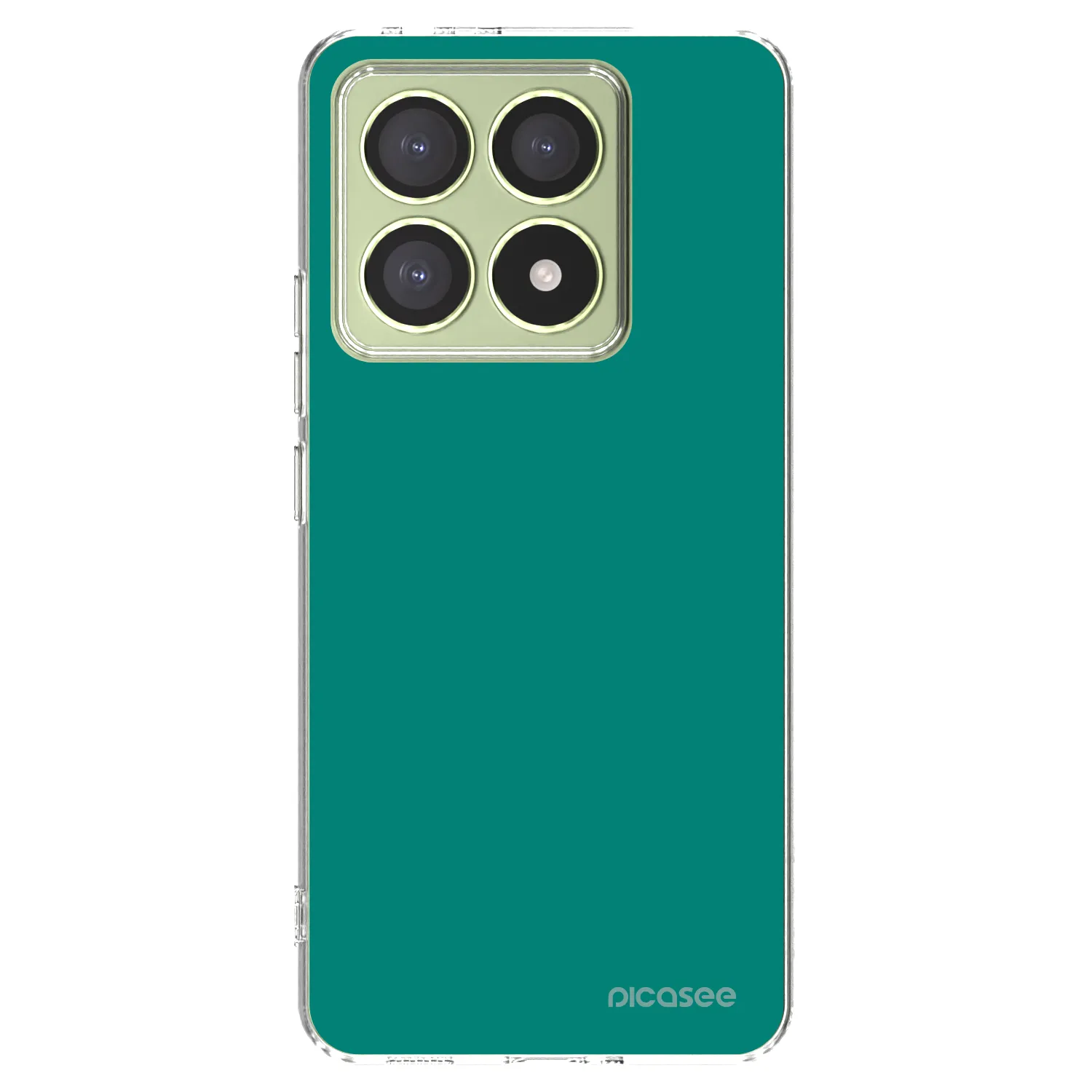 Picasee Xiaomi 14T Hülle - Transparentes Silikon - Emerald Mist