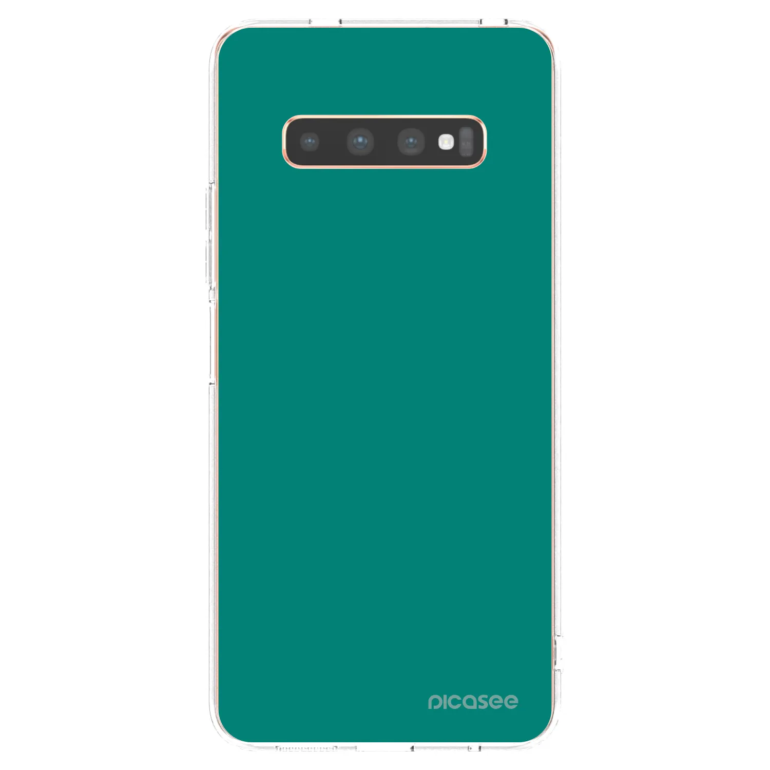 Picasee Samsung Galaxy S10 Plus G975 Hülle - Transparentes Silikon - Emerald Mist