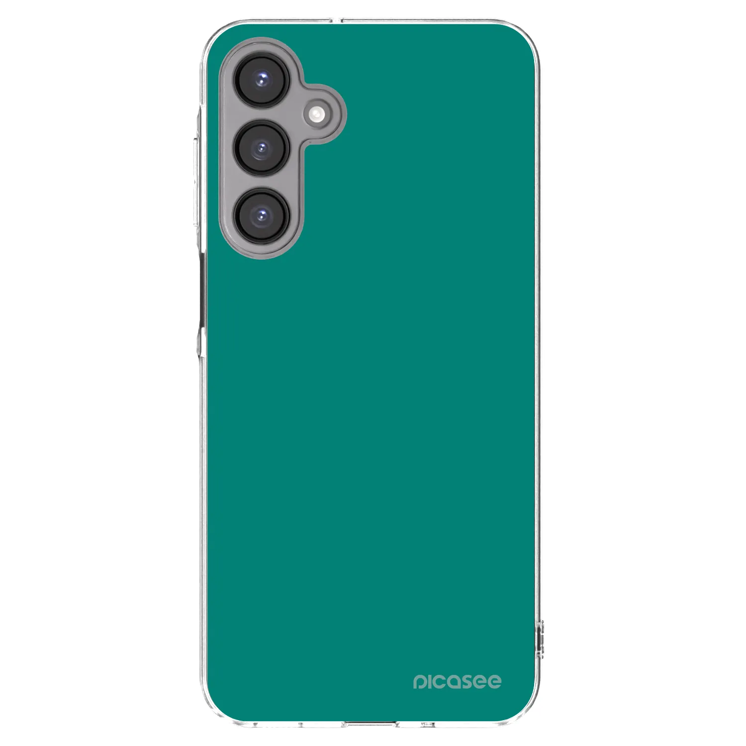Picasee Samsung Galaxy A16 5G Hülle - Transparentes Silikon - Emerald Mist