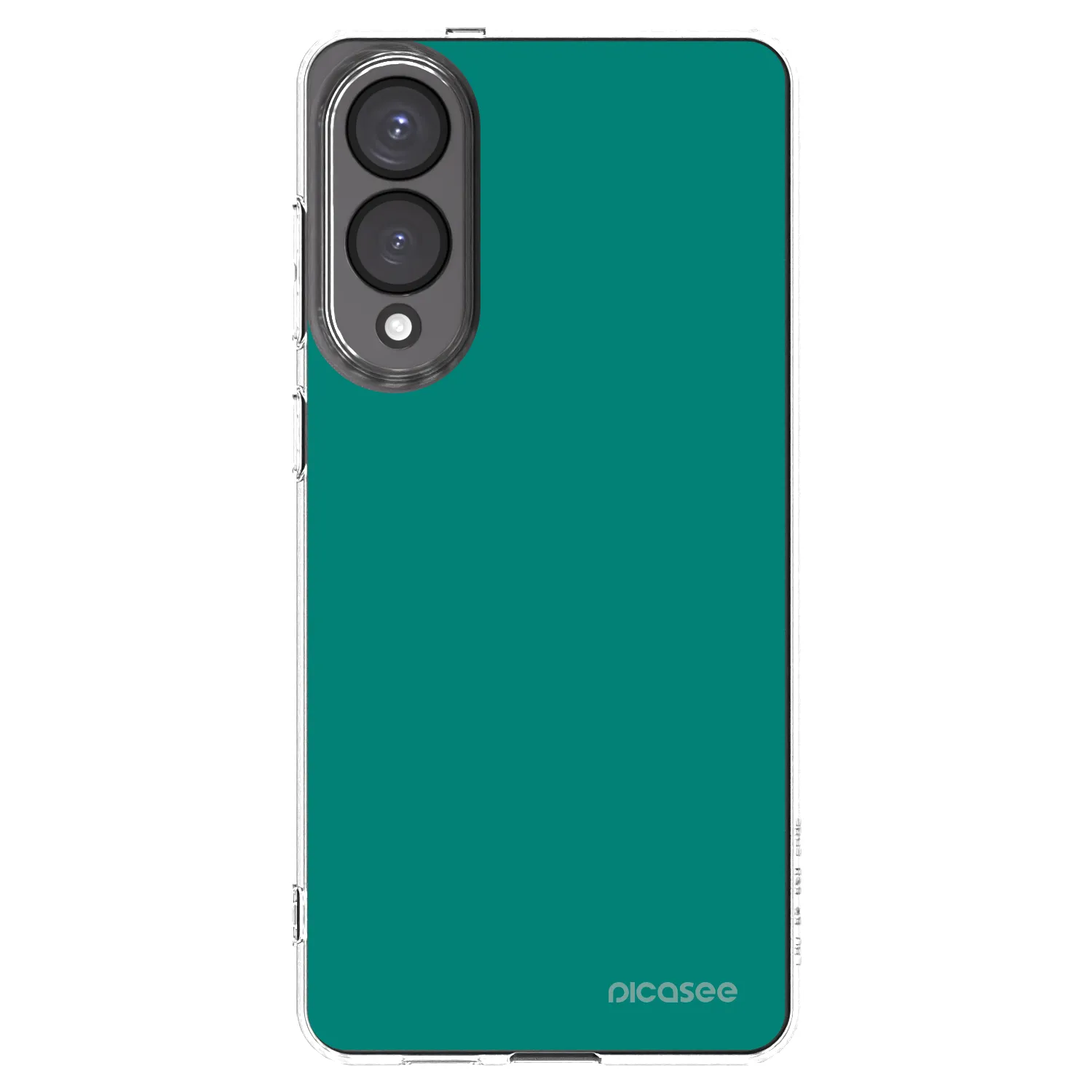 Picasee Samsung Galaxy S25 Edge 5G Hülle - Transparentes Silikon - Emerald Mist