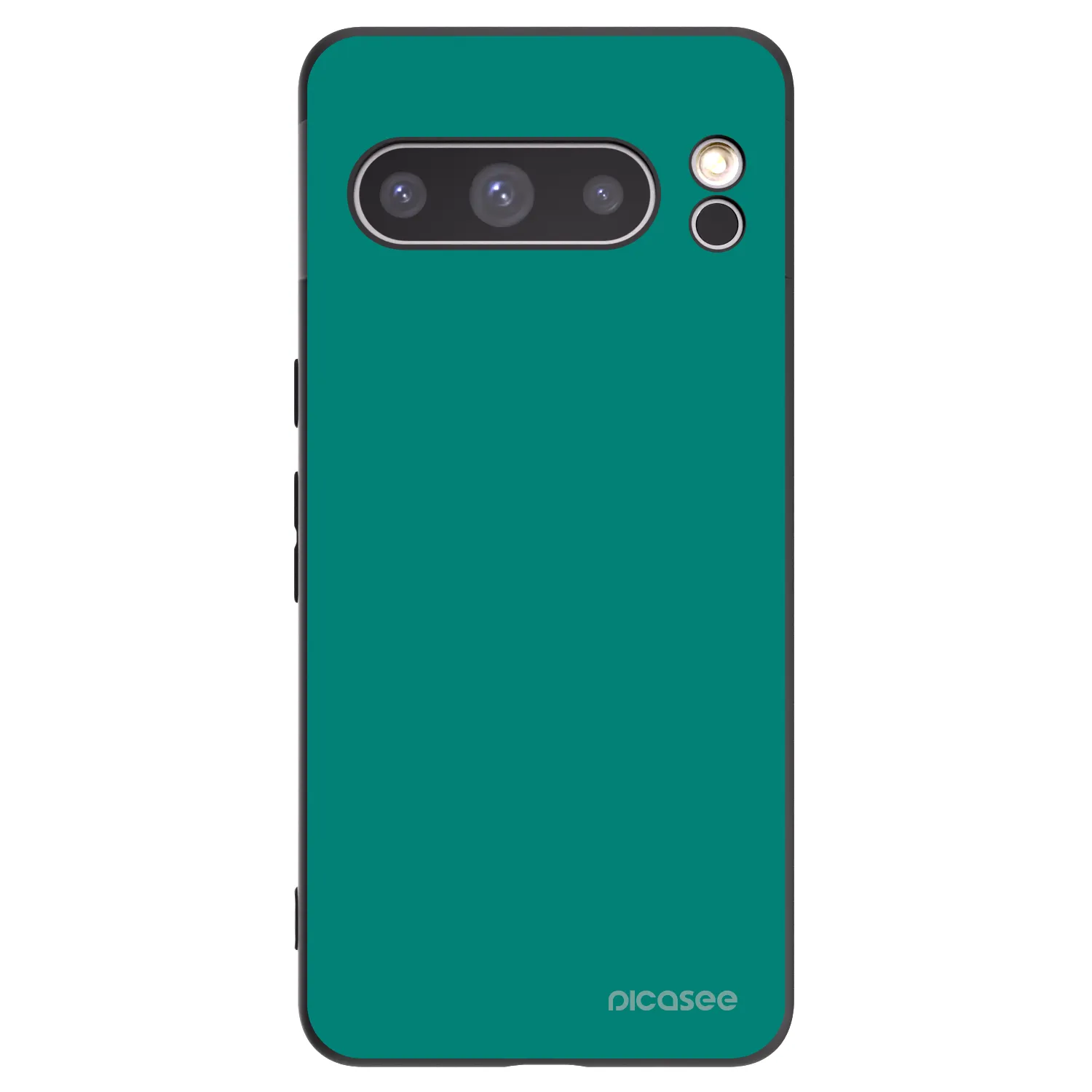 Picasee Google Pixel 8 Pro Hülle - Schwarzes Silikon - Emerald Mist