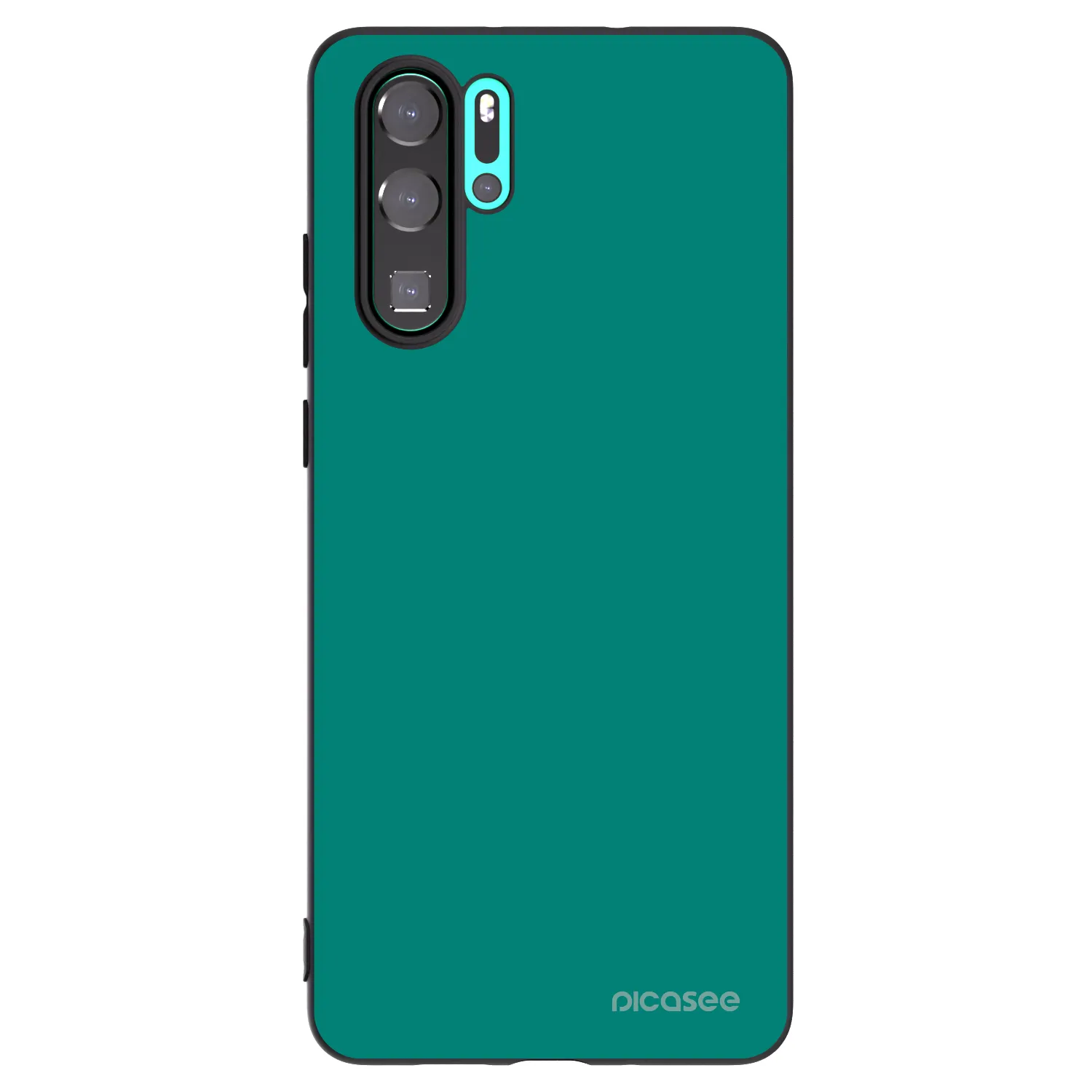 Picasee Huawei P30 Pro Hülle - Schwarzes Silikon - Emerald Mist