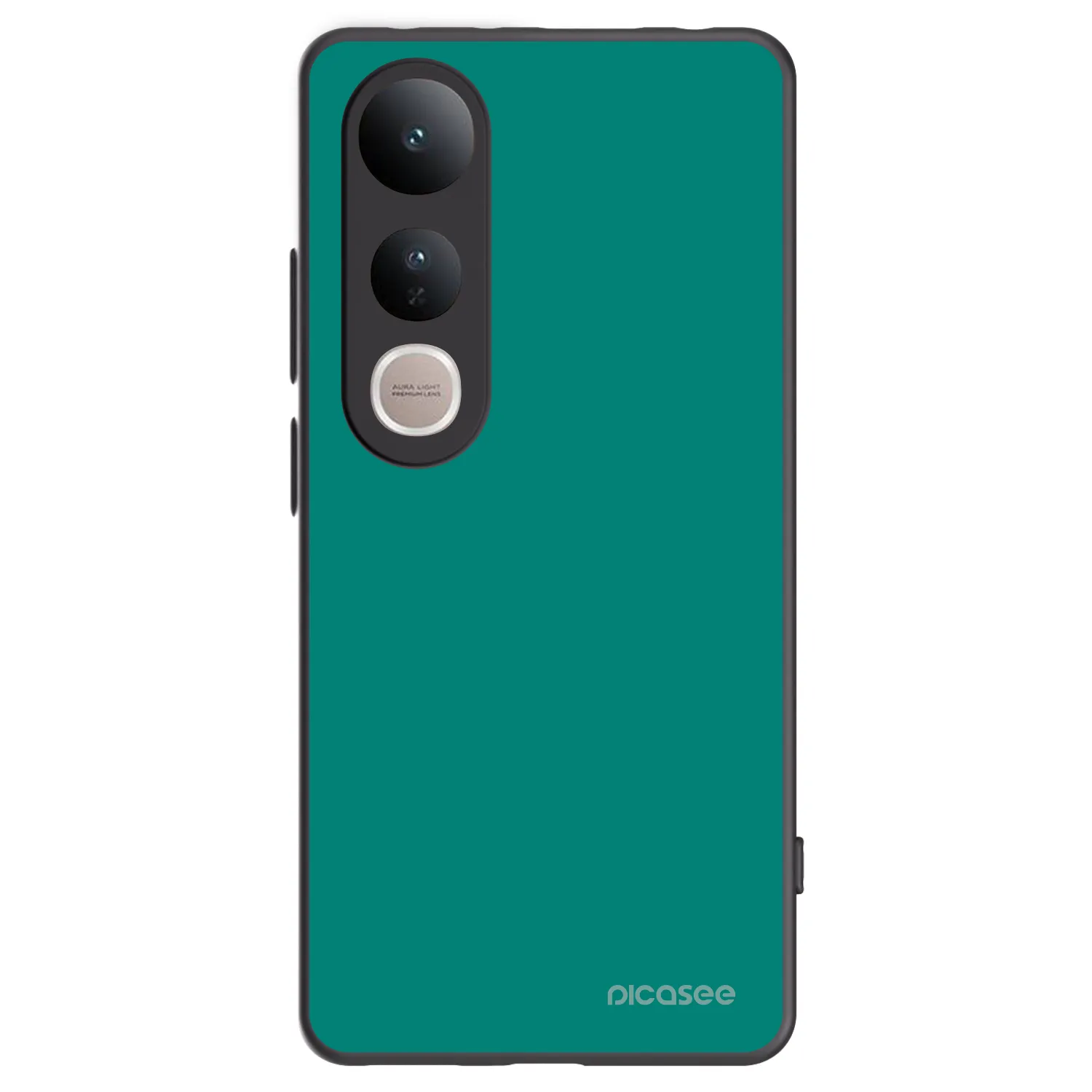 Picasee Vivo V50 Lite 5G Hülle - Schwarzes Silikon - Emerald Mist