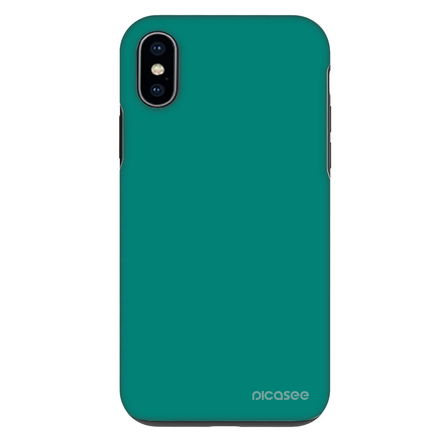 Picasee Fashion Case für Apple iPhone X/XS - Emerald Mist