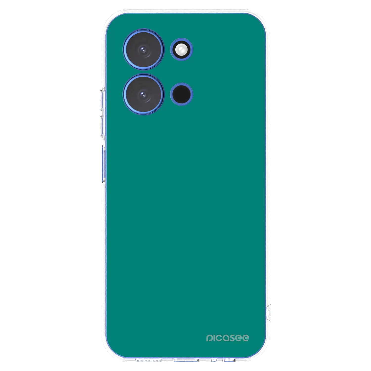 Picasee Xiaomi Redmi 15C 4G Hülle - Transparentes Silikon - Emerald Mist
