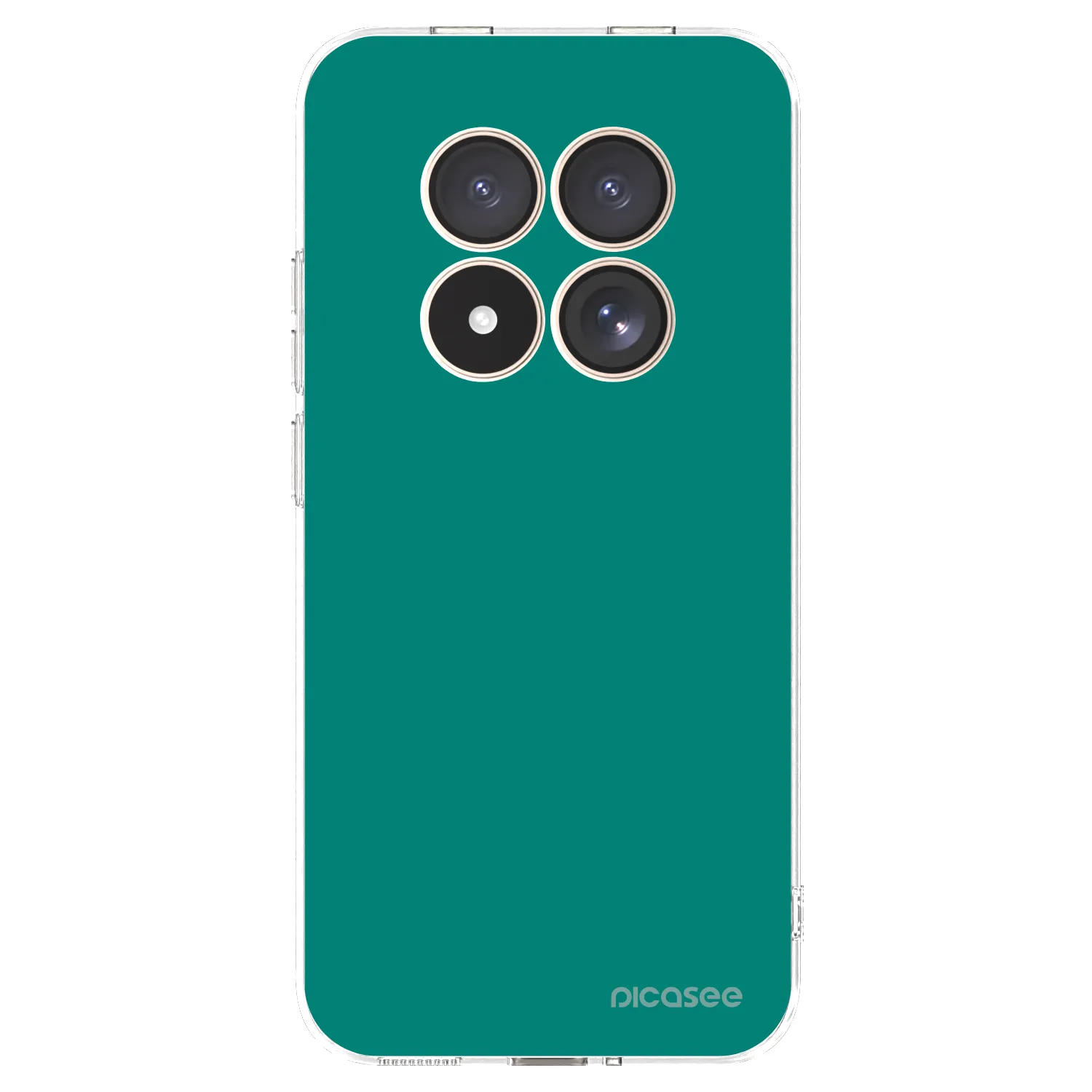 Picasee Xiaomi Redmi Note 15 Pro 4G Hülle - Transparentes Silikon - Emerald Mist