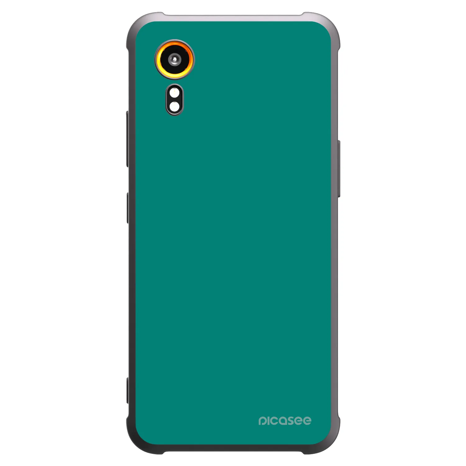 Picasee Samsung Galaxy Xcover 7 Hülle - Schwarzes Silikon - Emerald Mist