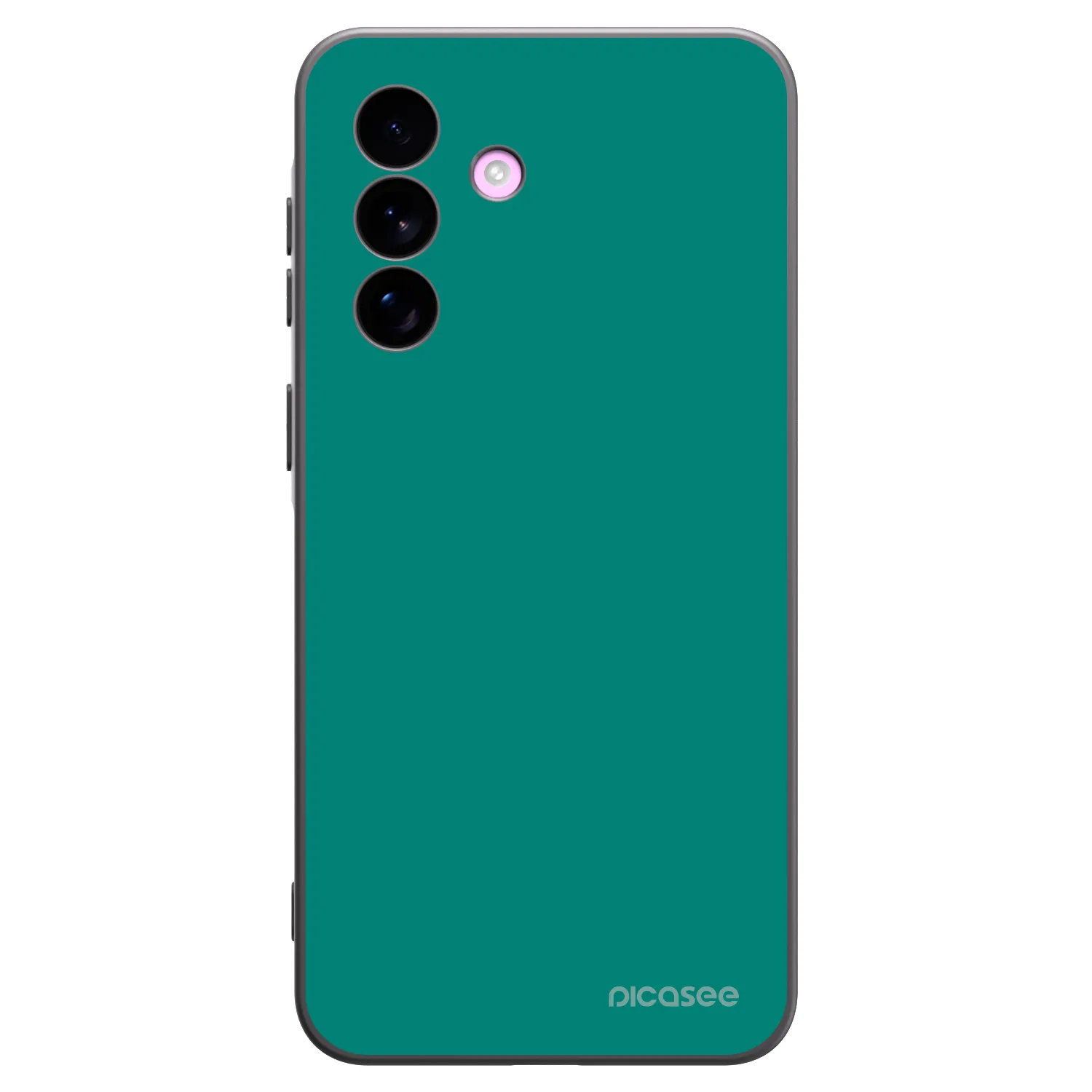 Picasee Samsung Galaxy A57 5G Hülle - Schwarzes Silikon - Emerald Mist