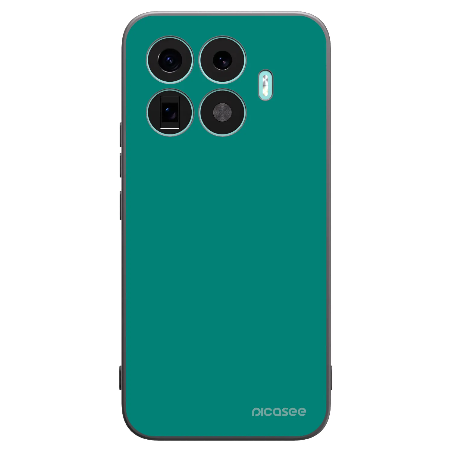 Picasee Xiaomi 17T Pro Hülle - Schwarzes Silikon - Emerald Mist