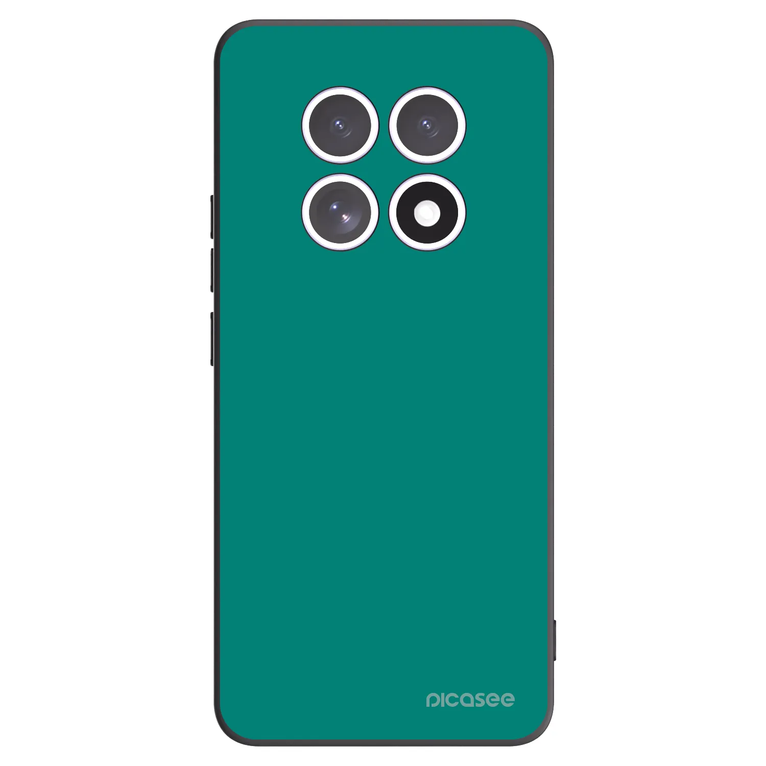 Picasee Xiaomi Redmi Note 15 5G Hülle - Schwarzes Silikon - Emerald Mist