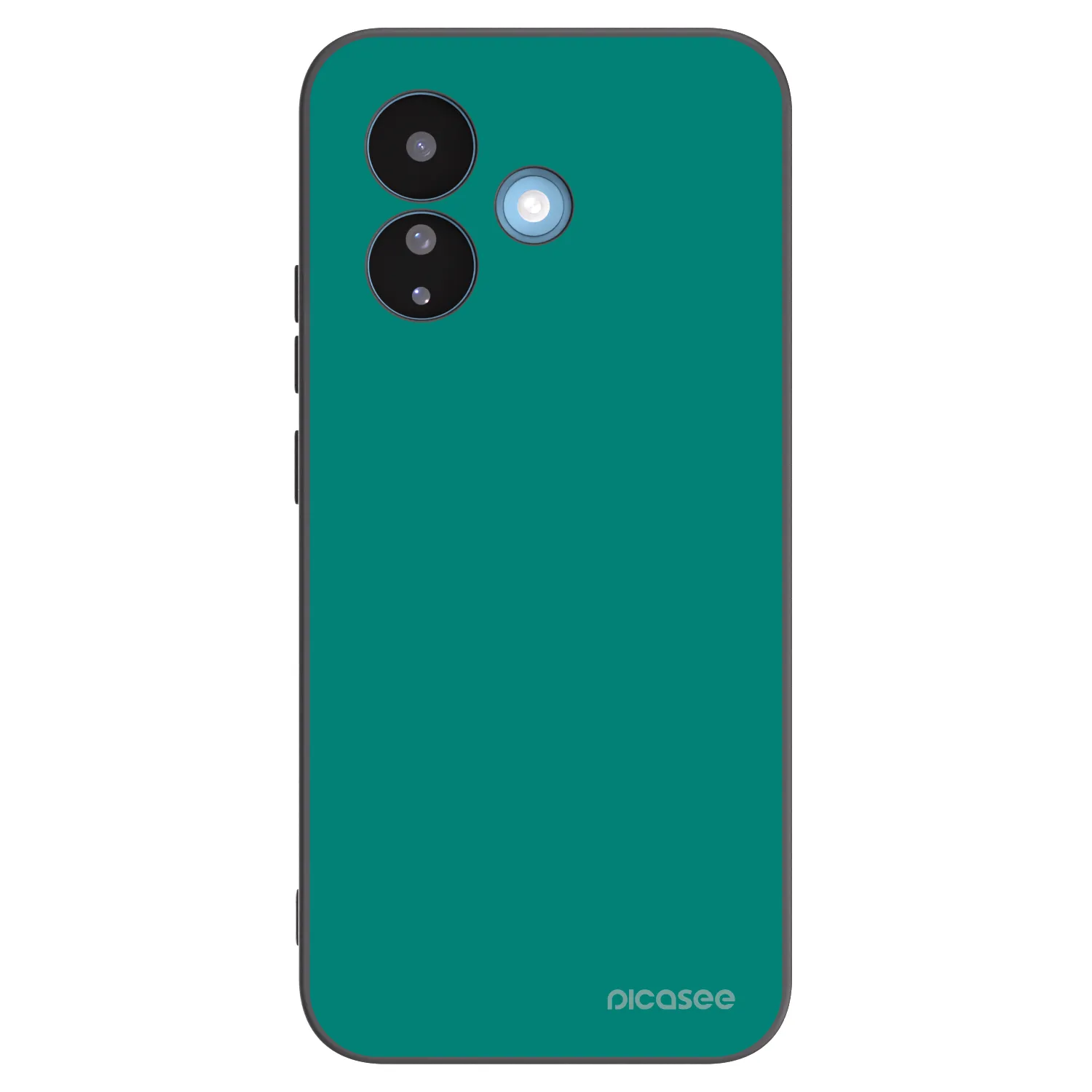 Picasee Xiaomi Redmi Note 17 Pro 5G Hülle - Schwarzes Silikon - Emerald Mist