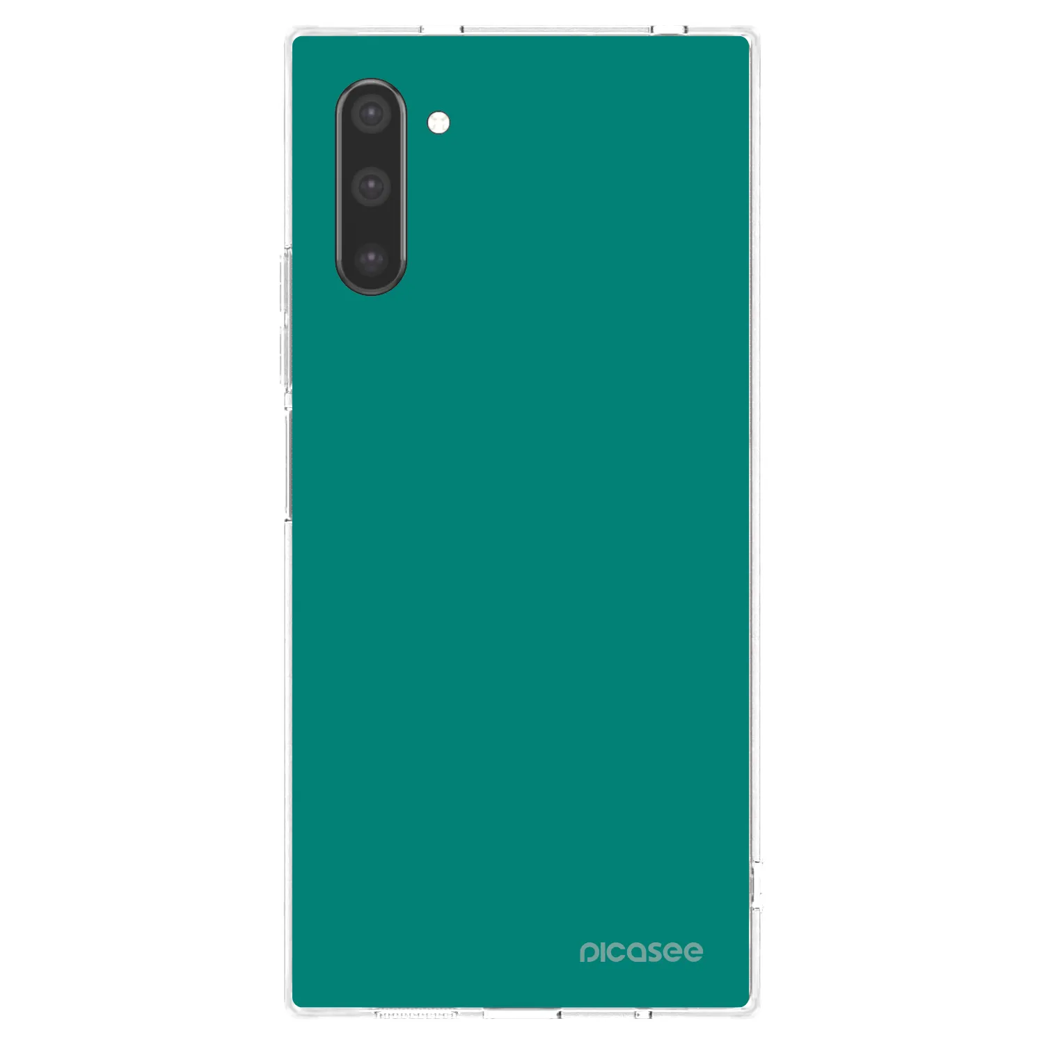 Picasee Samsung Galaxy Note 10 N970F Hülle - Transparentes Silikon - Emerald Mist