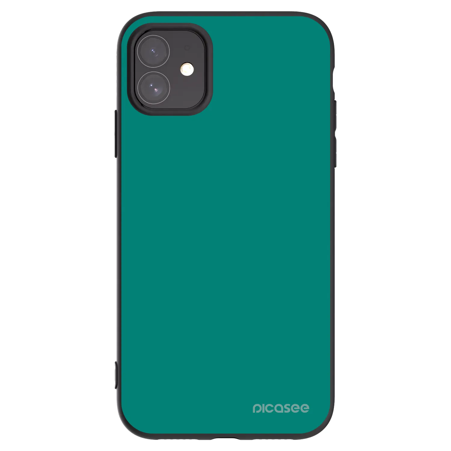 Picasee Apple iPhone 11 Hülle - Schwarzes Silikon - Emerald Mist