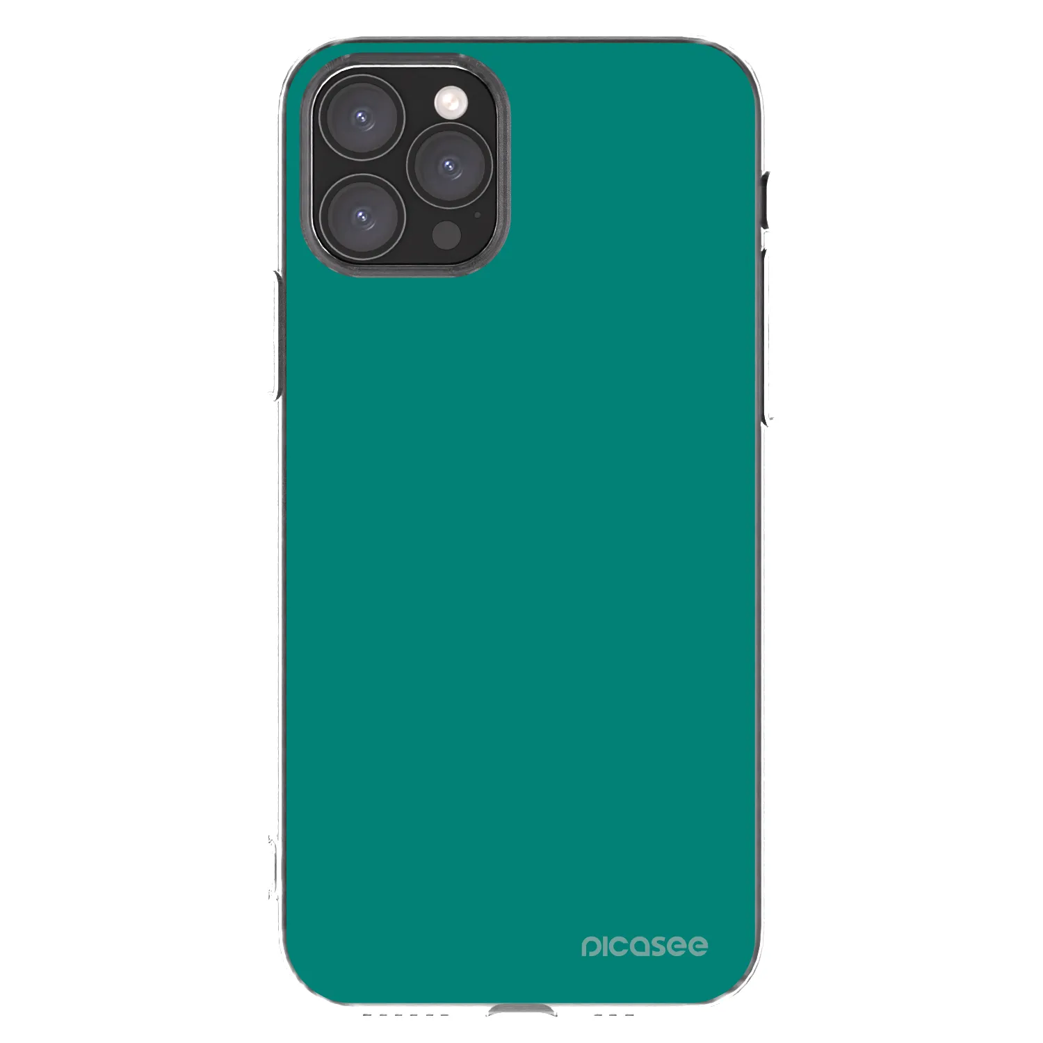 Picasee Apple iPhone 11 Pro Hülle - Transparentes Silikon - Emerald Mist