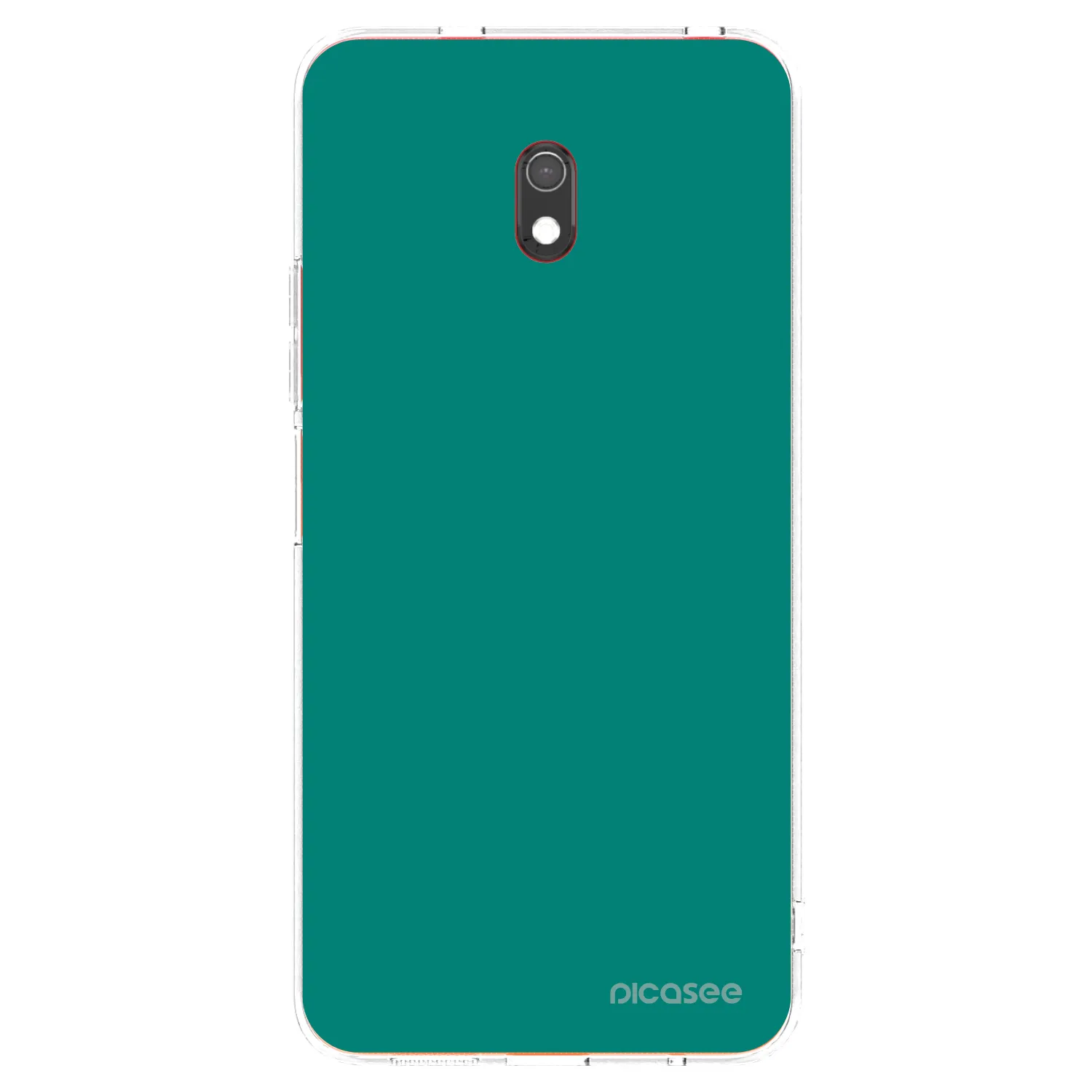 Picasee Xiaomi Redmi 8A Hülle - Transparentes Silikon - Emerald Mist