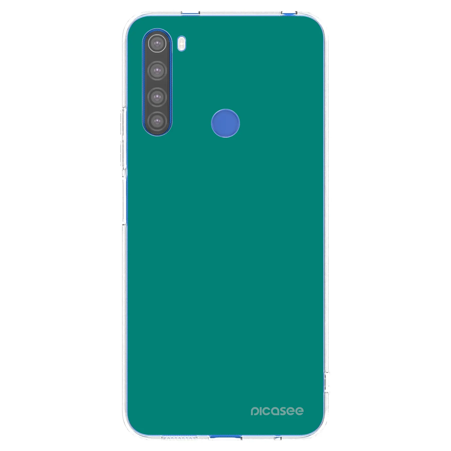 Picasee Xiaomi Redmi Note 8T Hülle - Transparentes Silikon - Emerald Mist