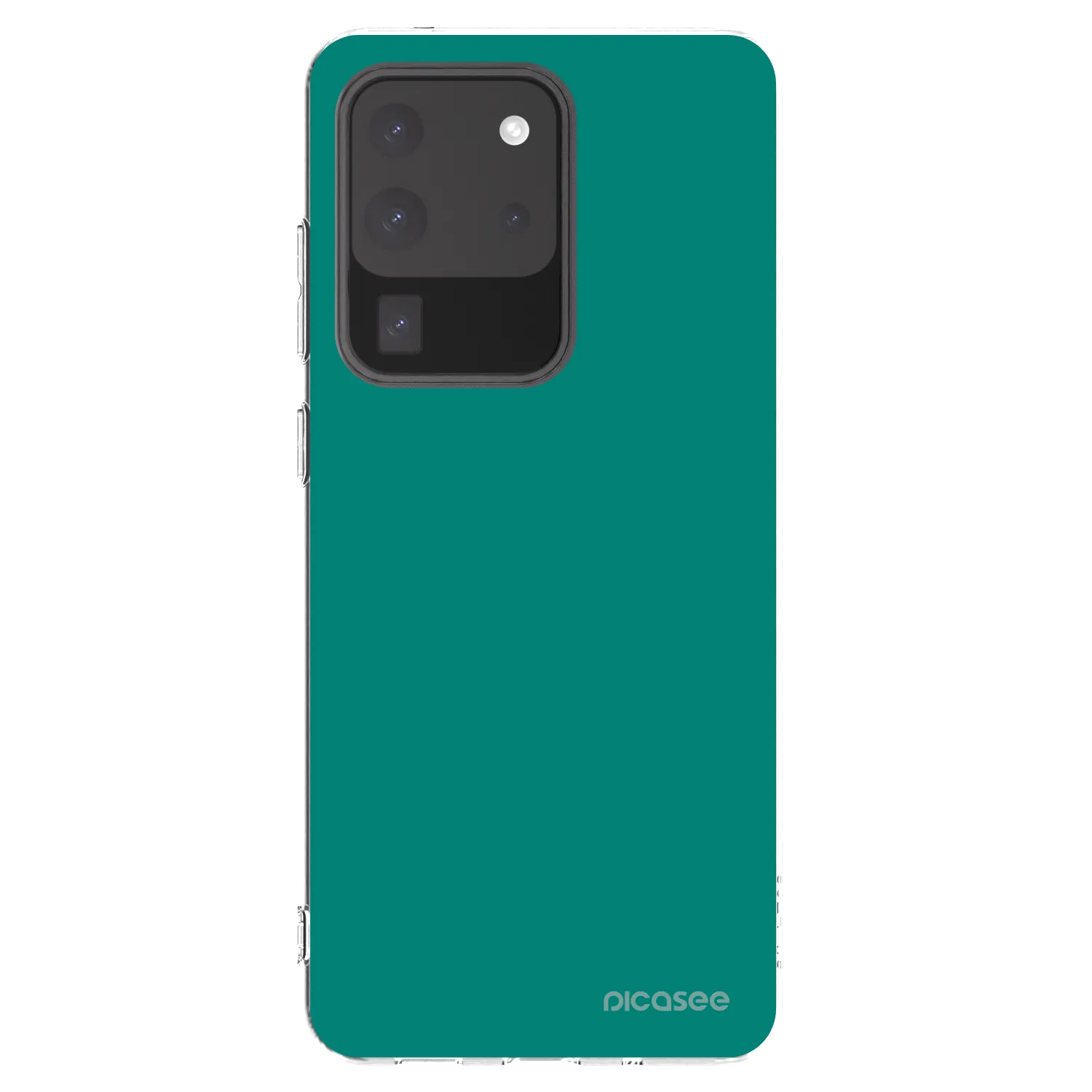 Picasee Samsung Galaxy S20 Ultra 5G G988F Hülle - Transparentes Silikon - Emerald Mist