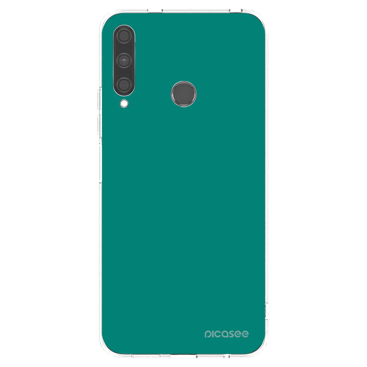 Picasee Huawei P40 Lite E Hülle - Transparentes Silikon - Emerald Mist