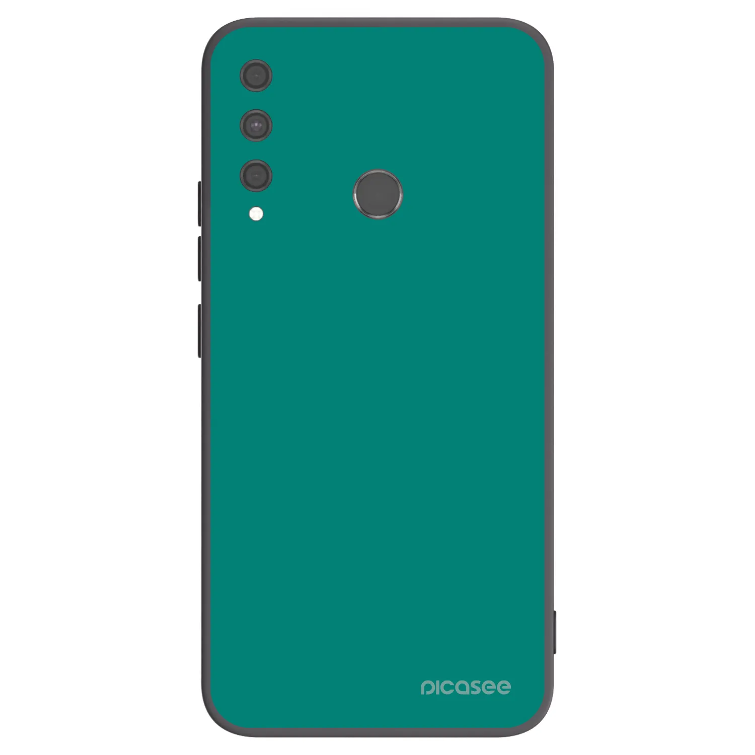 Picasee Huawei P40 Lite E Hülle - Schwarzes Silikon - Emerald Mist