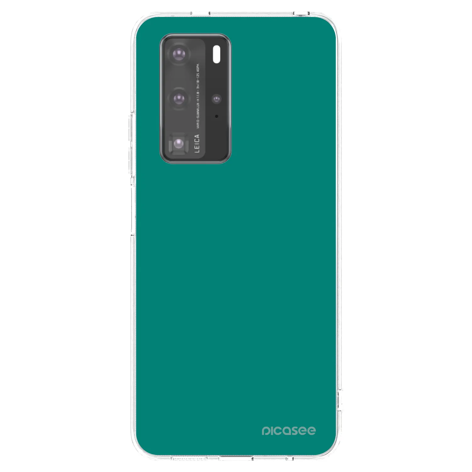 Picasee Huawei P40 Pro Hülle - Transparentes Silikon - Emerald Mist