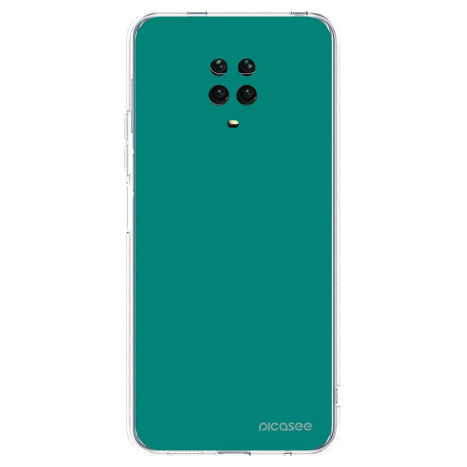 Picasee Xiaomi Redmi Note 9 Pro Hülle - Transparentes Silikon - Emerald Mist