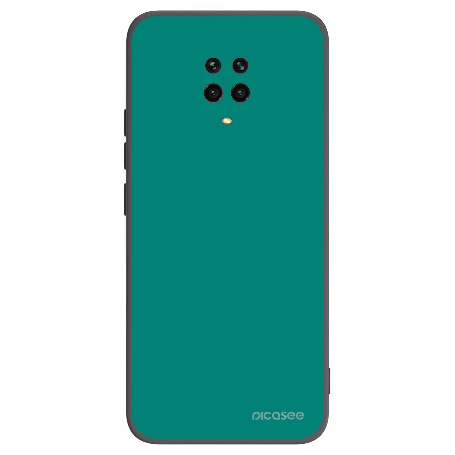 Picasee Xiaomi Redmi Note 9 Pro Hülle - Schwarzes Silikon - Emerald Mist