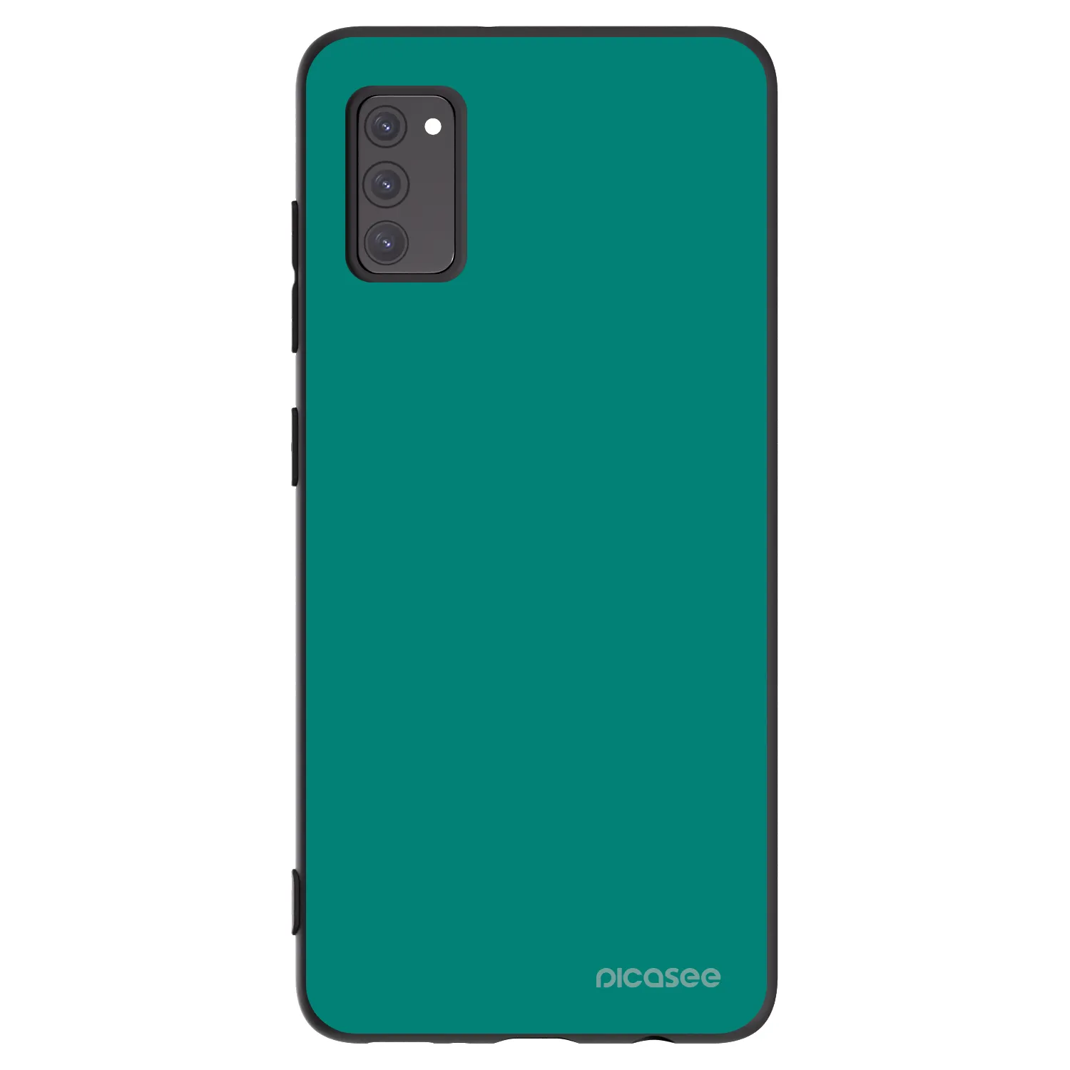 Picasee Samsung Galaxy A41 A415F Hülle - Schwarzes Silikon - Emerald Mist
