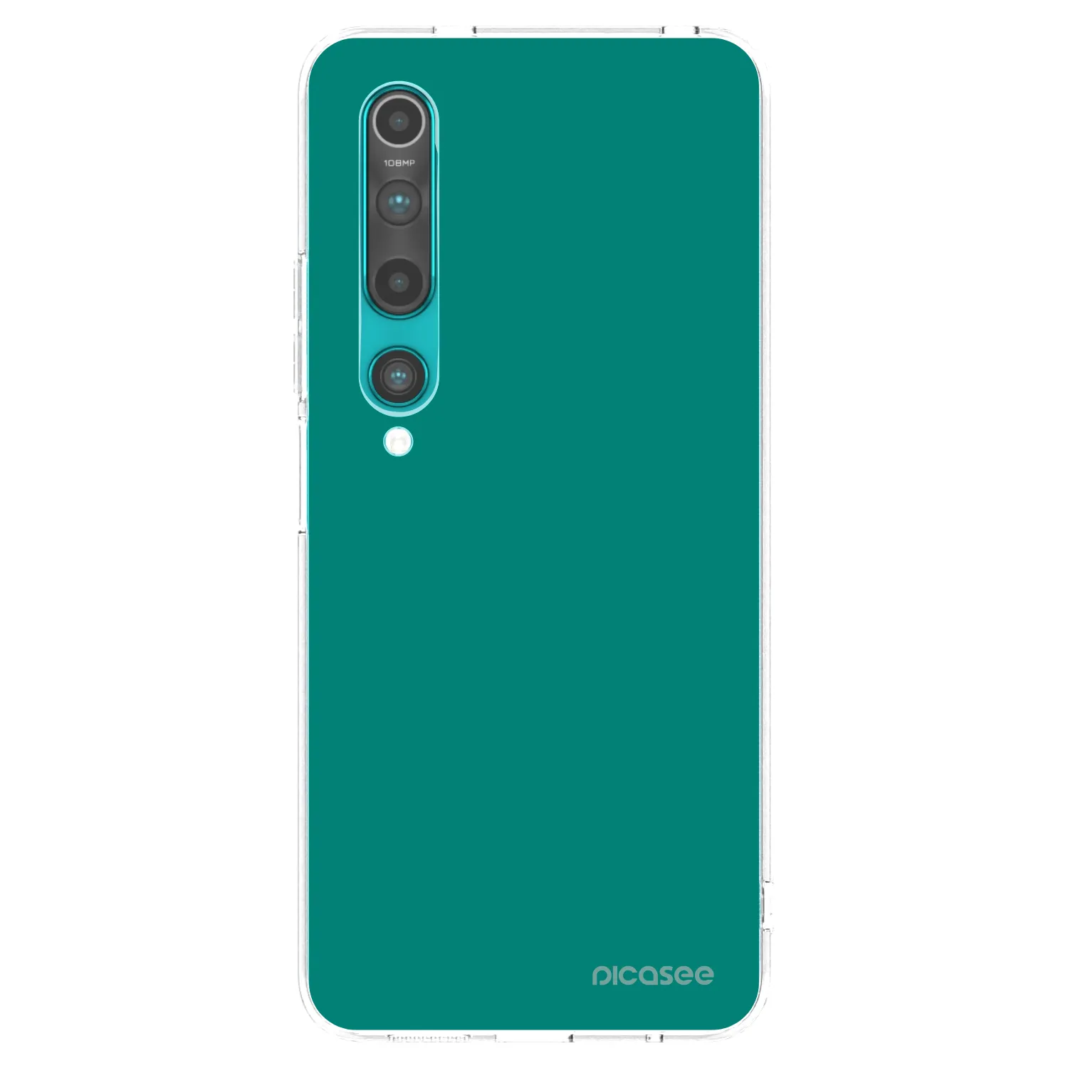 Picasee Xiaomi Mi 10 Hülle - Transparentes Silikon - Emerald Mist