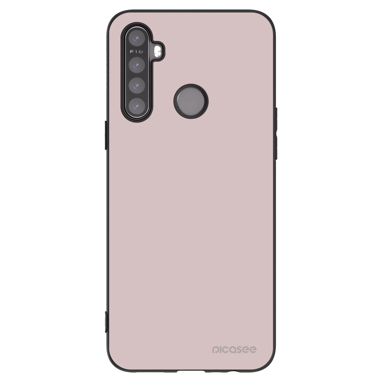 Picasee Realme 6i Hülle - Schwarzes Silikon - Fantasy Fade
