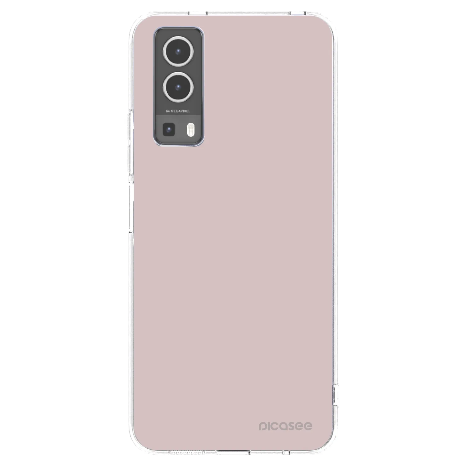 Picasee Vivo Y72 5G Hülle - Transparentes Silikon - Fantasy Fade