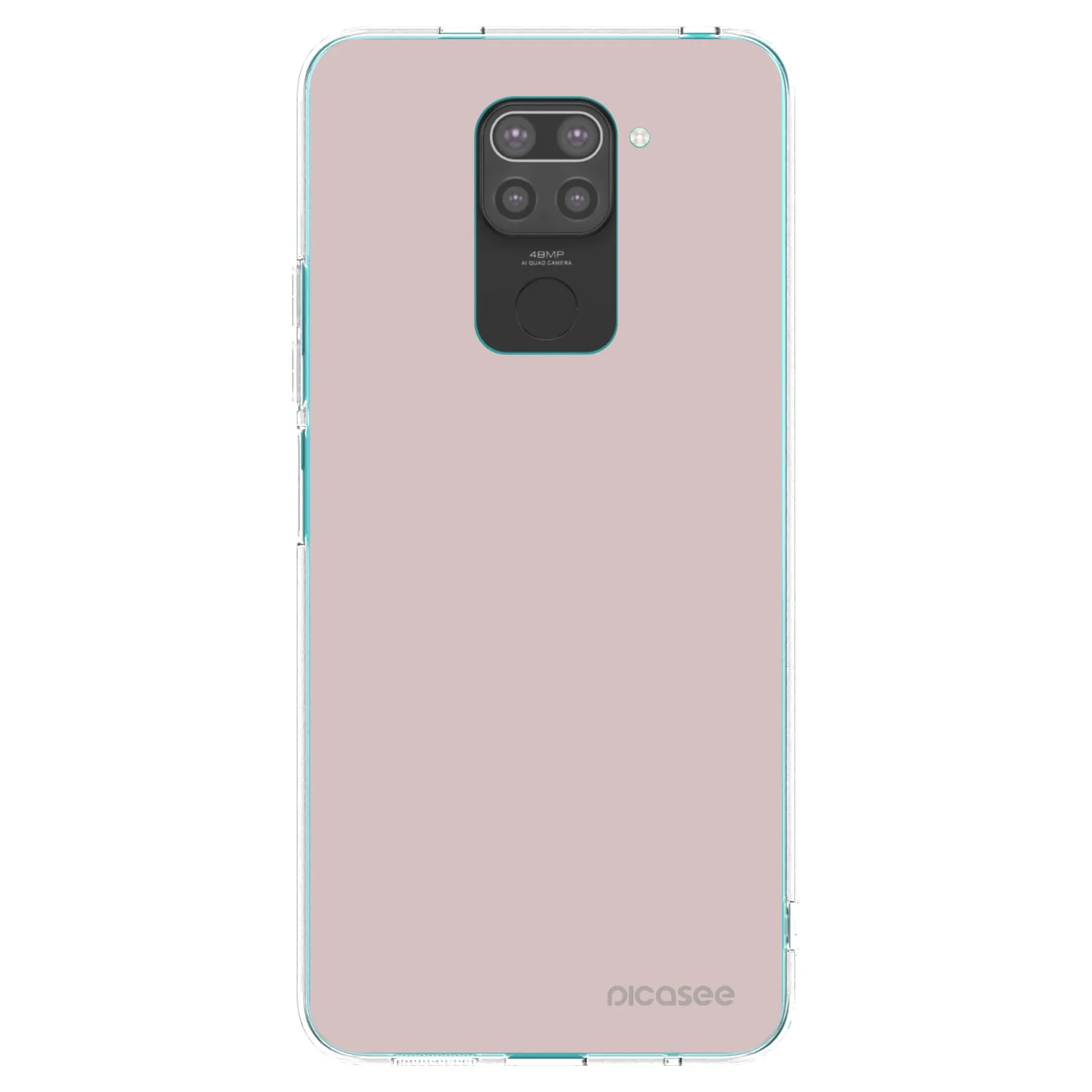 Picasee Xiaomi Redmi Note 9 Hülle - Schwarzes Silikon - Fantasy Fade