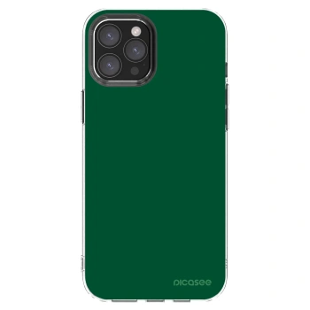 Picasee Apple iPhone 12 Pro Max Hülle - Transparentes Silikon - Green Gleam