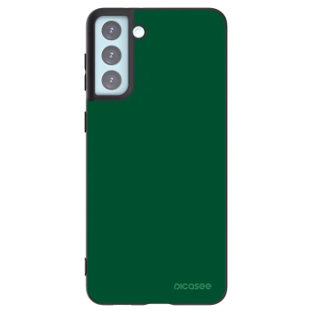 Picasee Samsung Galaxy S21+ 5G G996F Hülle - Schwarzes Silikon - Green Gleam
