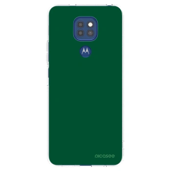 Picasee Motorola Moto G9 Play Hülle - Transparentes Silikon - Green Gleam