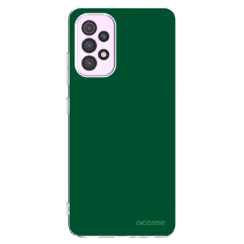 Picasee Samsung Galaxy A32 5G A326B Hülle - Transparentes Silikon - Green Gleam