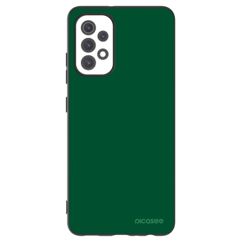 Picasee Samsung Galaxy A32 5G A326B Hülle - Schwarzes Silikon - Green Gleam