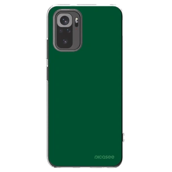 Picasee Xiaomi Redmi Note 10S Hülle - Transparentes Silikon - Green Gleam
