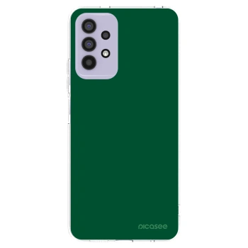 Picasee Samsung Galaxy A32 4G SM-A325F Hülle - Transparentes Silikon - Green Gleam