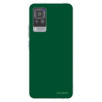 Picasee Vivo X60 Pro 5G Hülle - Transparentes Silikon - Green Gleam