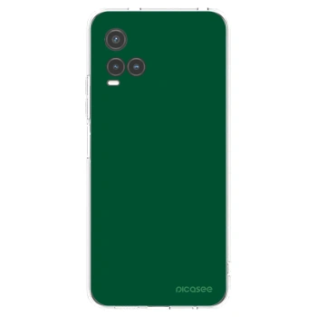Picasee Vivo Y33s Hülle - Transparentes Silikon - Green Gleam