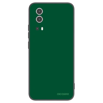 Picasee Vivo Y72 5G Hülle - Schwarzes Silikon - Green Gleam