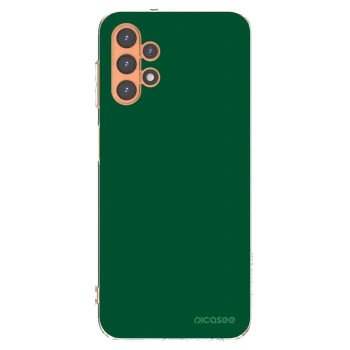 Picasee Samsung Galaxy A13 4G A135 Hülle - Transparentes Silikon - Green Gleam