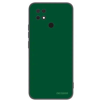 Picasee Xiaomi Redmi 10C Hülle - Schwarzes Silikon - Green Gleam