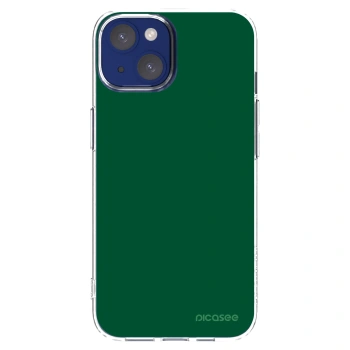 Picasee Apple iPhone 14 Hülle - Transparentes Silikon - Green Gleam