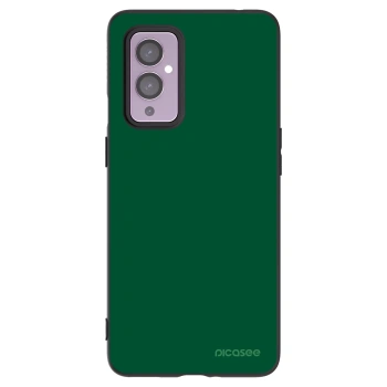 Picasee OnePlus 9 Hülle - Schwarzes Silikon - Green Gleam