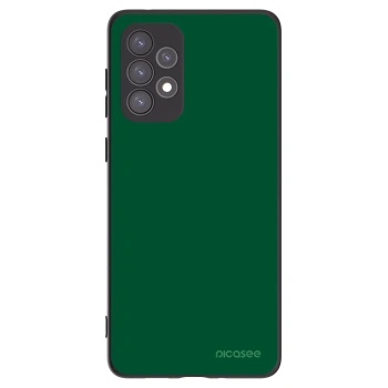 Picasee Samsung Galaxy A73 5G Hülle - Schwarzes Silikon - Green Gleam